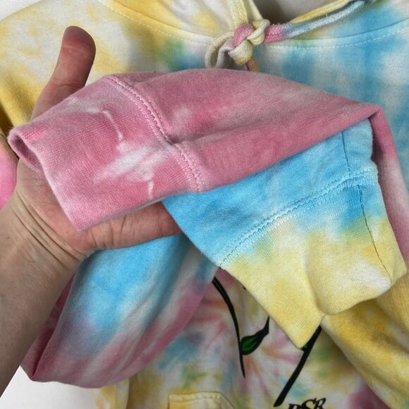 Dolls Kill By Samii Ryan Tie Dye Hoodie Sweatshirt Size Large Daisy Revolve Hood - Picture 7 of 16
